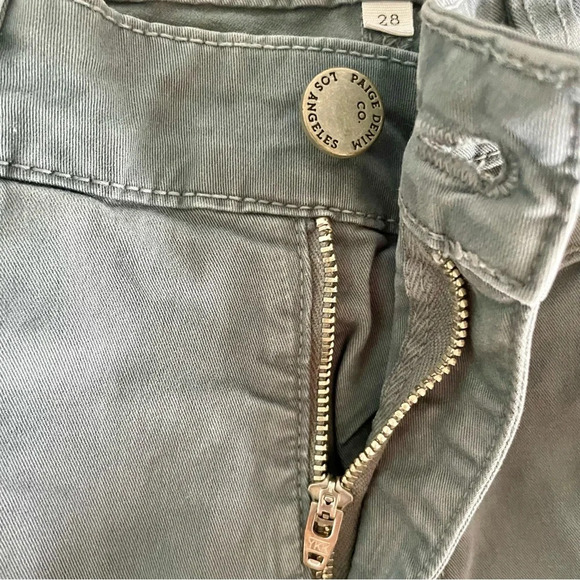 Paige Normandie Mens Slim Straight Leg Denim Jeans 28X30 Gray 28 - Picture 10 of 13